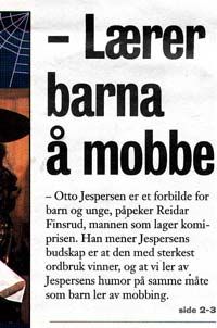 Lærer barna å mobbe